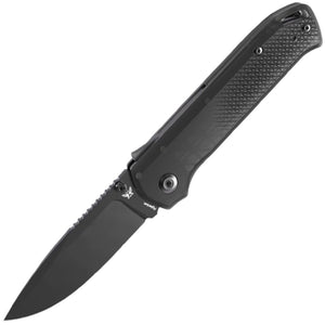 Flytanium Arcade Lite Shark-Lock Smoke Blackout Folding AUS-10A Pocket Knife 1395SB