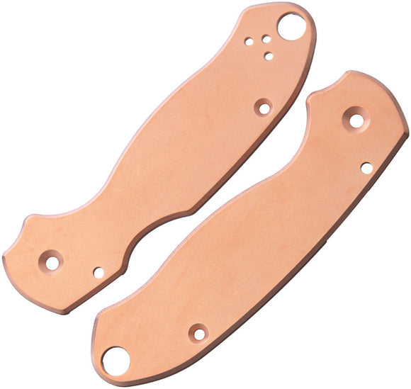 Flytanium Spyderco Para 3 Copper Knife Handle Scales 571