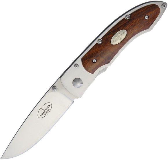 Fallkniven Framelock Desert Ironwood Folding 3G Steel Pocket Knife P3GIC