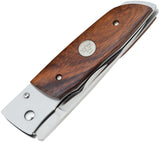 Fallkniven Phantom Anniversary Linerlock Ironwood Folding Elmax Pocket Knife PHANNIV