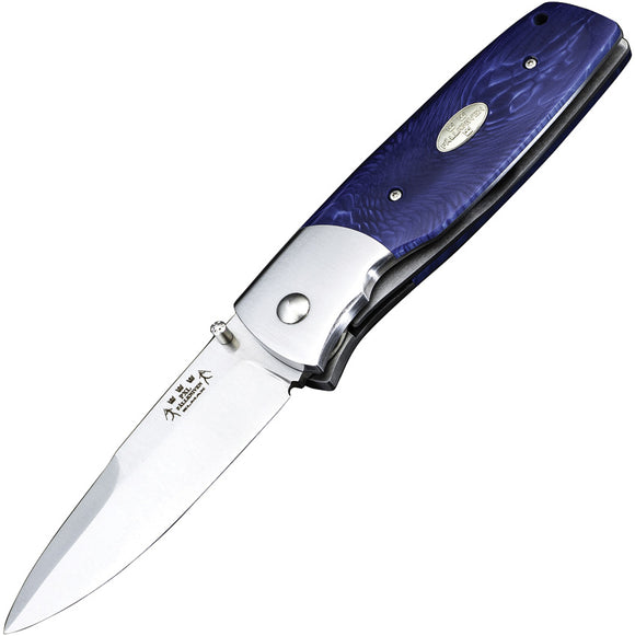 Fallkniven PXL Linerlock Blue Snake Juma Folding Elmax Pocket Knife PXLBS