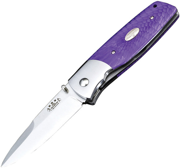 Fallkniven PXL Linerlock Purple Dragon Juma Folding Elmax Pocket Knife PXLPD