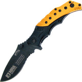 Frost Cutlery NRA 2nd Amendment Tactical Linerlock Black Stainless Folding Knife NRA412Y