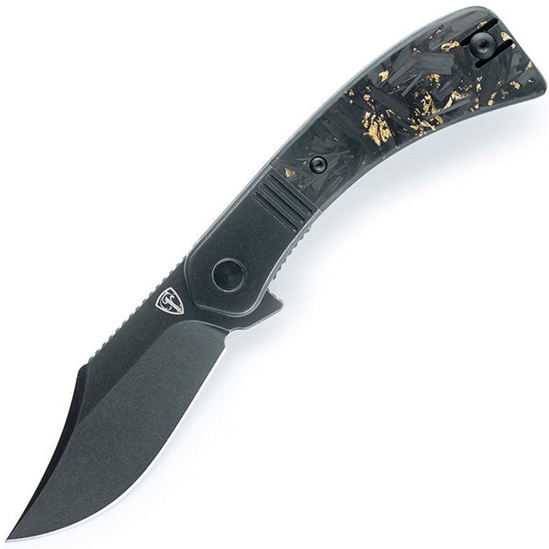 Finch Snub Nose Bolster Lock Midnight Honey Folding Pocket Knives ...