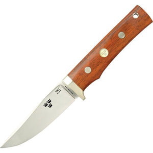 Fallkniven Tre Kronr de Luxe Cocobolo Wood 3G Steel Fixed Blade Knife TK1