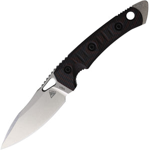 Fobos Knives Cacula Black & Red G10 S35VN Stainless Fixed Blade Knife 067