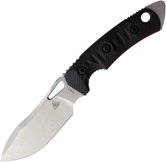 Fobos Knives Tier 1 Mini Black Micarta CPM-154 Steel Fixed Blade Knife 086