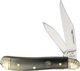 Frost Little Peanut Ox Horn White Handle Stainless Folding Blades Knife OC107OXH