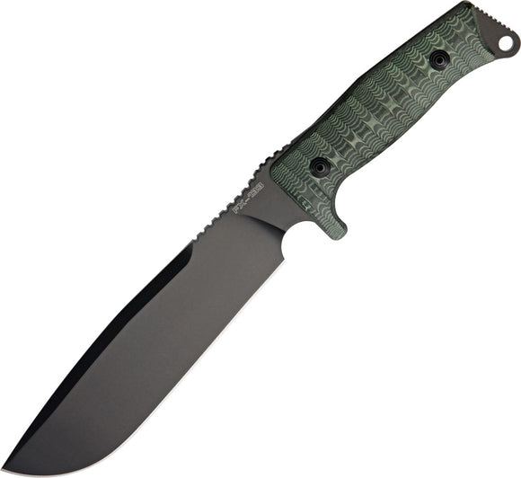 Fox Combat Jungle Black & Green Micarta N690Co Cobalt Fixed Blade Knife 133MGT