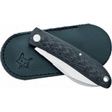 Fox Livri Slip Joint Carbon Fiber Folding Bohler M390 Pocket Knife 273CF