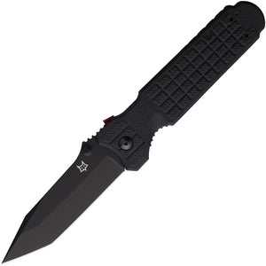 Fox Predator Evolution Linerlock Black FRN Folding Niolox Pocket Knife 449B