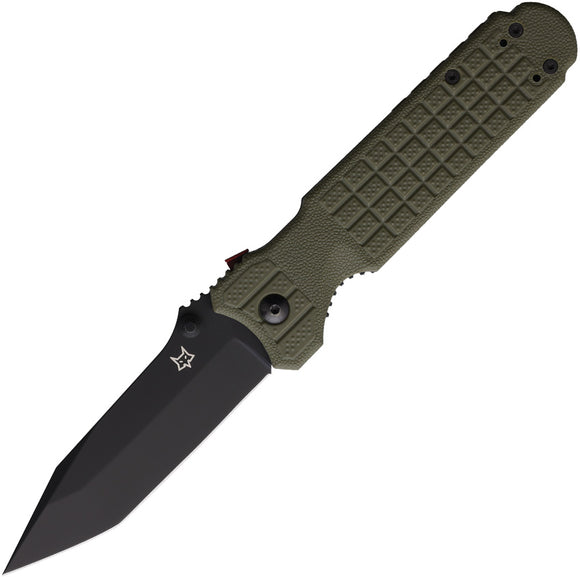 Fox Predator Evolution Linerlock OD Green FRN Folding Niolox Pocket Knife 449OD