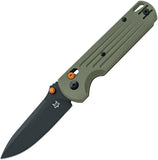 Fox Gabi Crossbar Lock OD Green G10 Folding Niolox Steel Pocket Knife 451FG