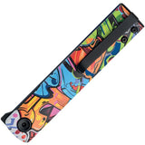 Fox Chnops Linerlock Graffiti Aluminum Folding Becut Pocket Knife 543A2