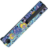 Fox Chnops Linerlock Purple Eyeball Aluminum Folding Becut Pocket Knife 543A3
