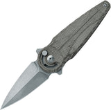 Fox Saturn Radius Lock OD Green Micarta Folding Bohler N690Co Pocket Knife 551MOD