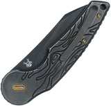 Fox Jupiter Radius Lock Black Titanium Folding Bohler M390 Pocket Knife 555TIBR