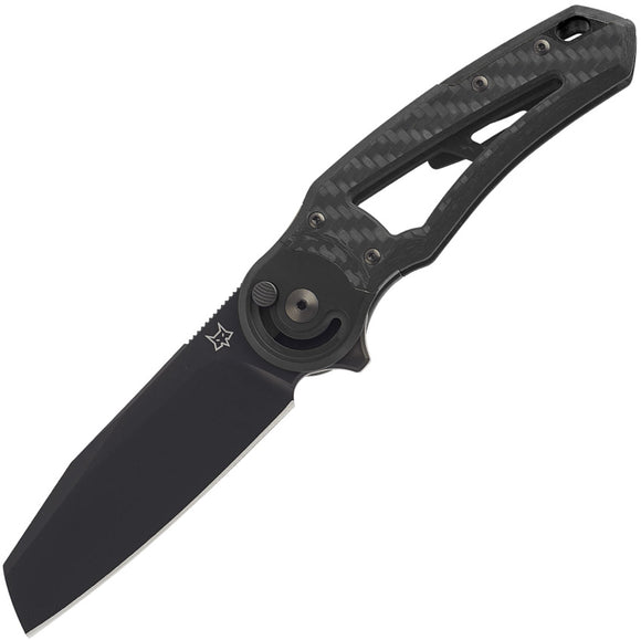 Fox Metamorphosis Radius Lock Carbon Fiber Folding Bohler M390 Pocket Knife 556A4