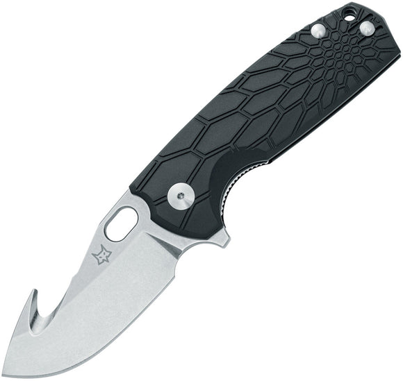 Fox Core Hunter Linerlock Black FRN Folding Becut Steel Pocket Knife 624B