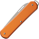 Fox Vulpis Slip Joint Orange Aluminum Folding Bohler N690 Pocket Knife VP130OR