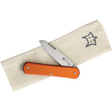 Fox Vulpis Slip Joint Orange Aluminum Folding Bohler N690 Pocket Knife VP130OR