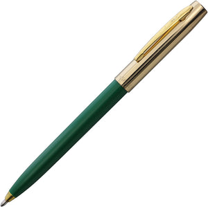 Fisher Space Pen Cap-O-Matic Space Green & Brass 5.25" Writing Pen 003215