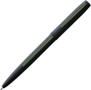 Fisher Space Pen Cap-O-Matic Space Black & Green 5.25" Writing Pen 122596