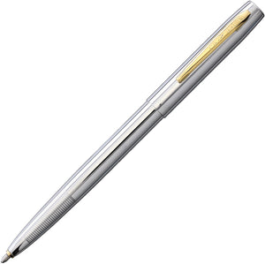 Fisher Space Pen Cap-O-Matic Space Silver & Gold 5.25" Writing Pen 851250