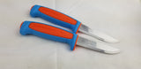 2 Pc Lot Mora Morakniv Basic 511 Orange/Blue Carbon Steel Camp Knife 02155