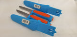 2 Pc Lot Mora Morakniv Basic 511 Orange/Blue Carbon Steel Camp Knife 02155