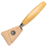 Mora Hook 164 Left Tan Birch Wood Stainless Fixed Blade Knife 02267