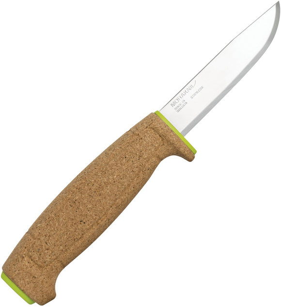 Mora Floating Brown Cork Stainless Steel Fixed Blade Knife 02458