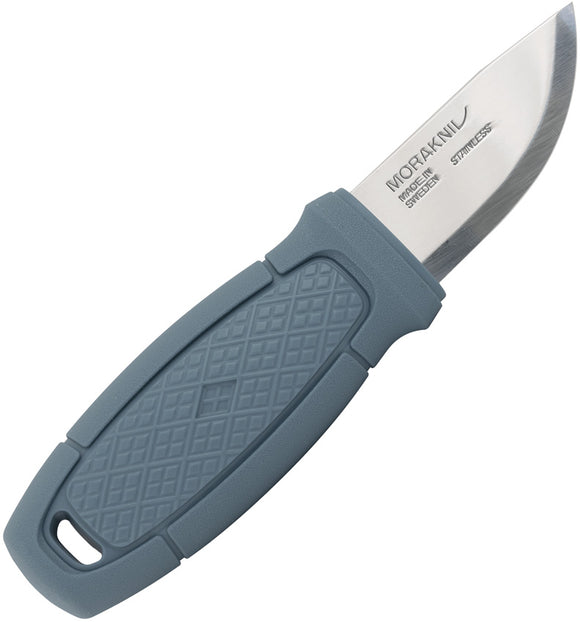 Mora Eldris Light Duty Blue Polymer Clip Point Fixed Blade Knife 02550