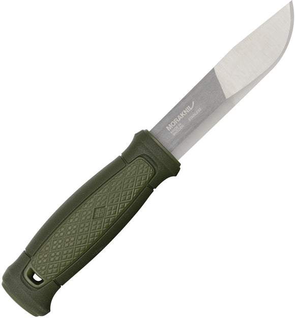 Mora Kansbol w/Survival Kit Green Polymer Stainless Fixed Blade Knife 02566