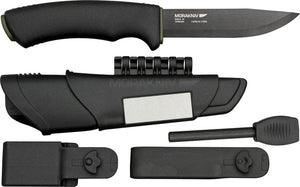 Mora Bushcraft Ultimate Black Carbon Steel Fixed Blade Knife 11742