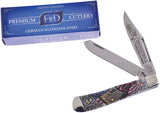 Frostwood Design Trapper The Constitution Bone Folding Stainless Pocket Knife D002CON
