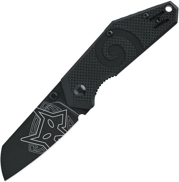 Fox Tactical Linerlock Black G10 Folding Bohler N690 Pocket Knife 650