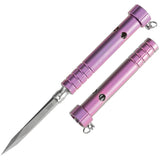 Kansept Knives EDC Tool Stiletto Purle Titanium 5Cr13 Fixed Blade Knife 005A5
