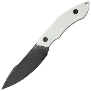 Tenable Knives Luccio White G10 14C28N Harpoon Fixed Blade Knife 007A3