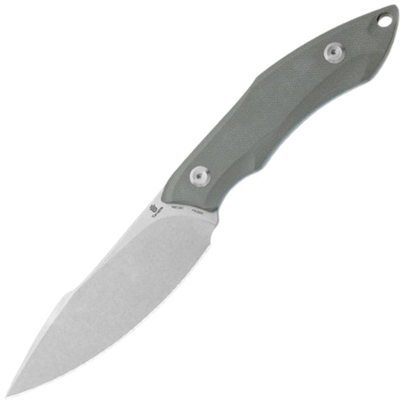 Tenable Knives Luccio Gray G10 14C28N Harpoon Fixed Blade Knife 007A4