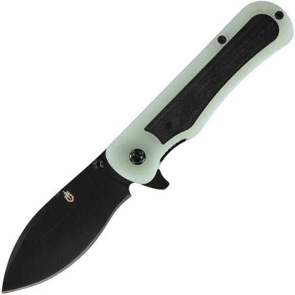 Gerber Confidant Linerlock Jade & Black G10 Folding Stainless Pocket Knife 1066479