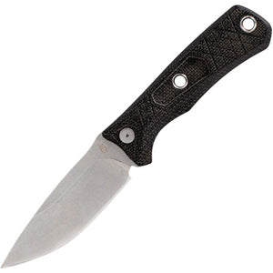 Gerber Convoy Brown Micarta 440A Stainless Drop Point Fixed Blade Knife 1066481  -On Sale