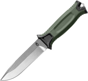 Gerber Strongarm Green GFN Stainless Drop Point Fixed Blade Knife 1069028