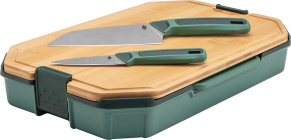 Gerber CompIEAT Green & Black Stainless Kitchen Cutting Board Set 1069262