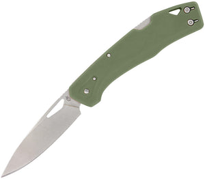 Gerber LST Lockback Green GFN Folding 440A Stainless Clip Pt Pocket Knife 1074518