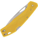 Gerber LST Lockback Yellow GFN Folding 440A Stainless Clip Pt Pocket Knife 1074520