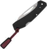 Gerber LST Mini Lockback Black GFN Folding 440A Stainless Wharncliffe Pocket Knife 1074528