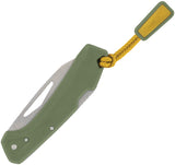 Gerber LST Mini Lockback Green GFN Folding 440A Stainless Wharncliffe Pocket Knife 1074530