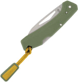 Gerber LST Mini Lockback Green GFN Folding 440A Stainless Wharncliffe Pocket Knife 1074530