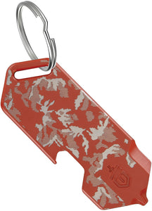 Gerber Shard DT Burnt Orange Camo Stainless Bottle Opener Keychain Multi-Tool 1075358